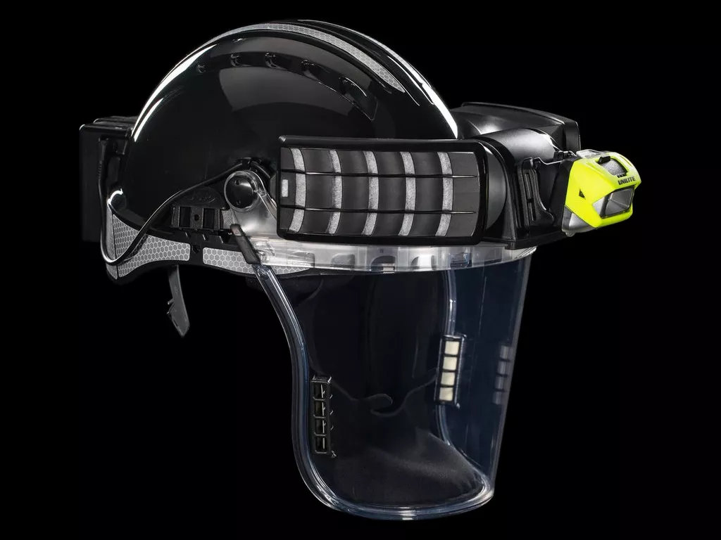 PS HDL6r head torch and respirator