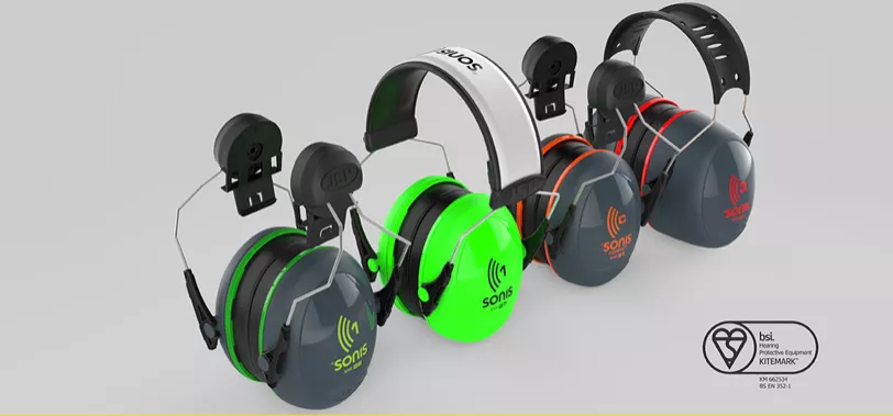 Sonis® Helmet Mounted Ear Defenders Ear Protection Range
