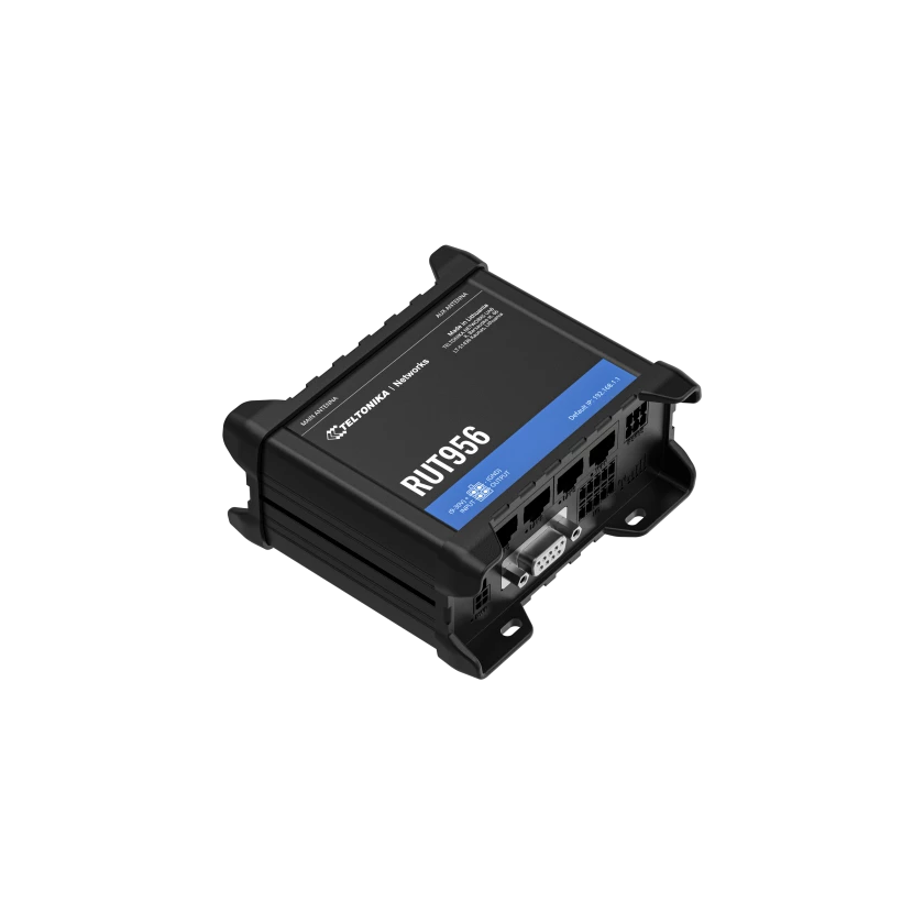 RUT956 4 Ethernet port Router with Wi-Fi, serial ports, Dual SIM, and GPS functionality
